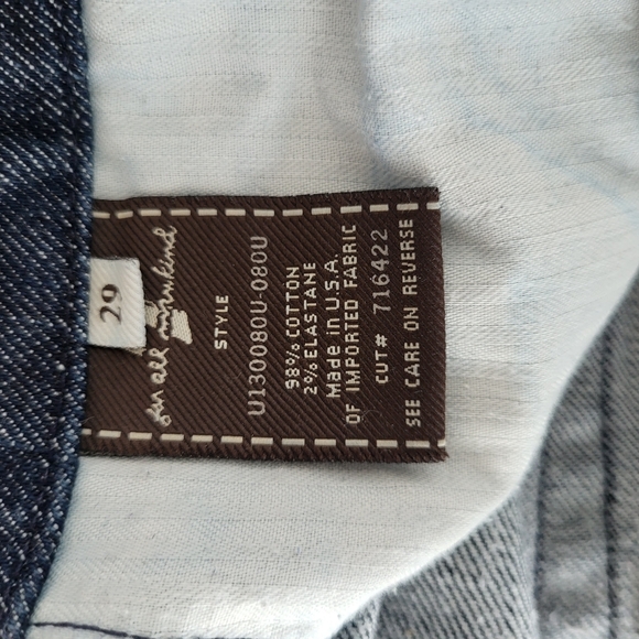 Seven7 all of Men Kind Dark Wash Pocket A Ladies Jeans Size 29 Y2K - Picture 10 of 11